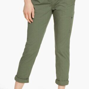 Vuori Ripstop Pant Green Army XS